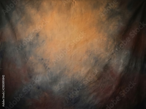 Abstract background photography backdrop with warm amber and dark textured tones