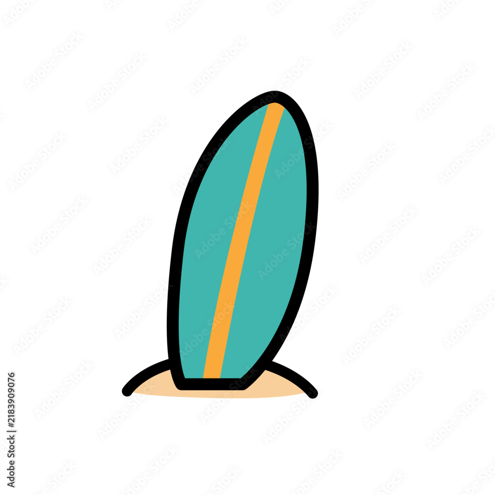 Foto surfboard for surfing