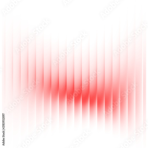 Red fractal glass gradient isolated on transparent background