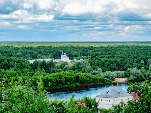 Принти на полотні A picturesque landscape in the town of Gorokhovets.