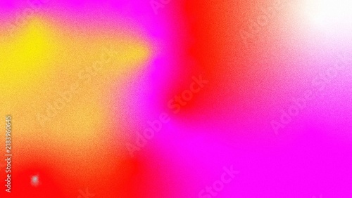 Obraz na plátně Vibrant abstract grain texture background features vivid magenta pink, fiery red, glowing yellow, and warm orange gradients blending smoothly across the canvas