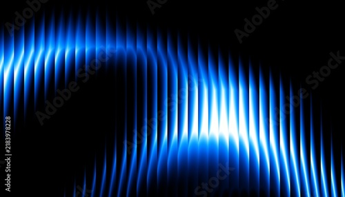 White-light blue-blue gradient with a glass effect on a black background a futuristic look featuring cool glow, soft waves, and transparent layers that create a sense of motion.
