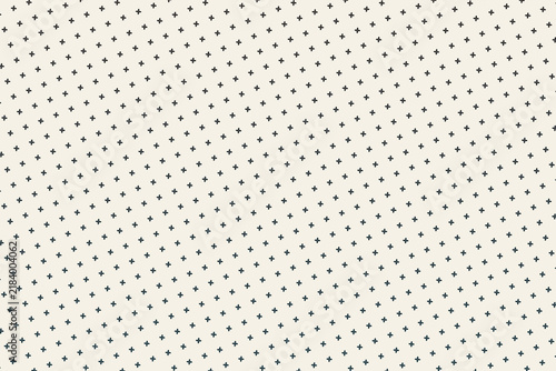 Quadro su tela A clean field of evenly spaced black cross motifs on white creates a calm minimalist surface ideal for contemporary wallpaper, fabric, packaging, and editorial design