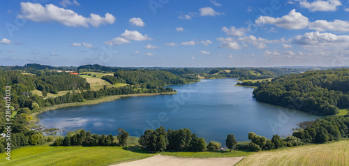 Cuadro en lienzo Lake Brodno Małe, Kashubia, Poland.