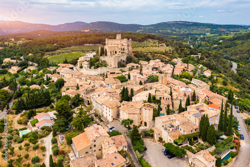 Konstfotografi The beautiful medieval town of Le Barroux, Vaucluse, Provence, France