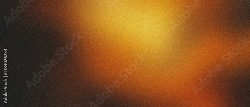 Fotografie Gold yellow glowing noise texture backdrop digital grain background fire noise g