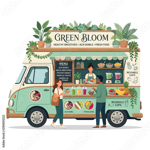 Green Bloom Smoothie Truck: Healthy Food & Fresh Juices