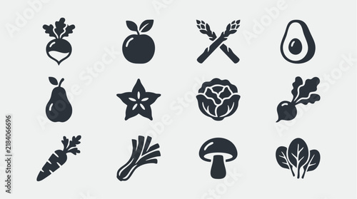 set of vector icons