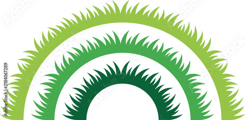 Simple Semi-Circle Grass Arc