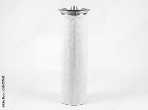 Dust Collector Filter Cage Standing Upright in Manufacturing Plant