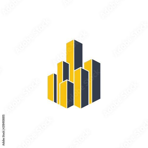 Modern Cityscape Skyline Graphic Abstract Buildings Development