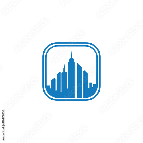 Modern Cityscape Silhouette Graphic For Business And Technology Concepts