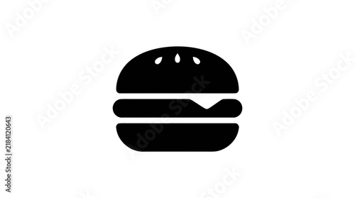 Vector illustration of hamburger food icon on a transparent background