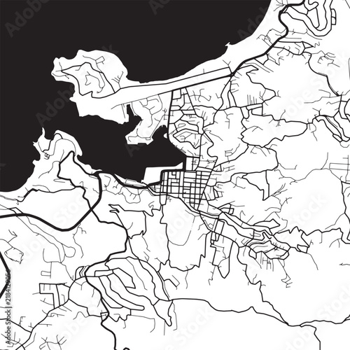 Castries City Skyline Vector Illustration Featuring Saint Lucia Famous Landmarks And Architecture Cityscape Design