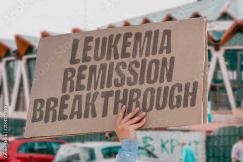 Foto "Leukemia remission breakthrough" Cancer patients achieve extended periods free from detectable tumor cells