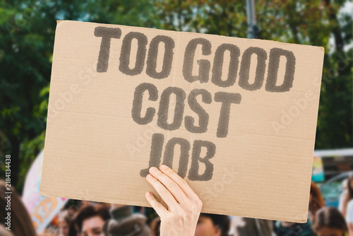 Konstfotografi "Too Good Cost Job" Exceptional kindness led to employment termination