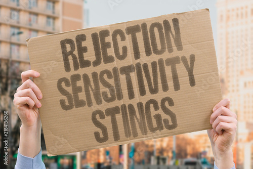Fotografía "Rejection sensitivity stings" Extreme emotional response to perceived criticism or exclusion in neurodivergent people