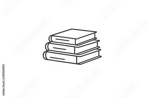 A pile of books.