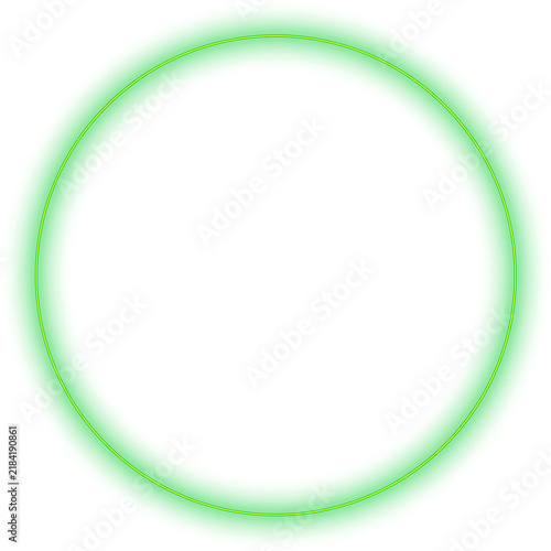 green round frame
