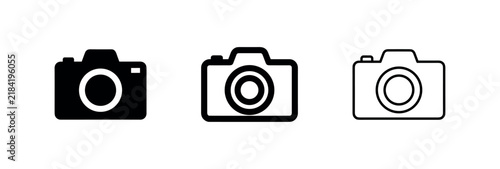 Foto Digital Camera Photography Icon Set
