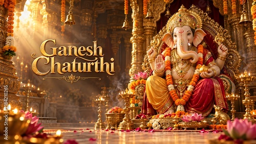 Sacred Ganesh Ganpati Bappa Blessings     Ganesh Chaturthi  Vinayaka Chaturthi  Sankashti Chaturthi  Angaraki Chaturthi and Ganesh Jayanti Celebration