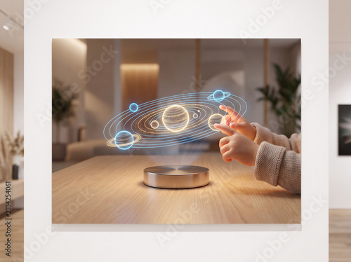 Future of Education via Interactive Holographic Astronomy