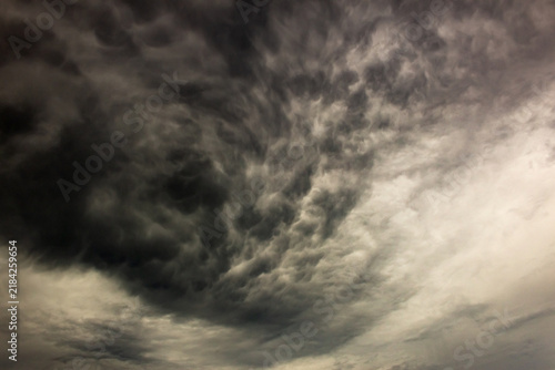 dramatic beautiful sky and clouds