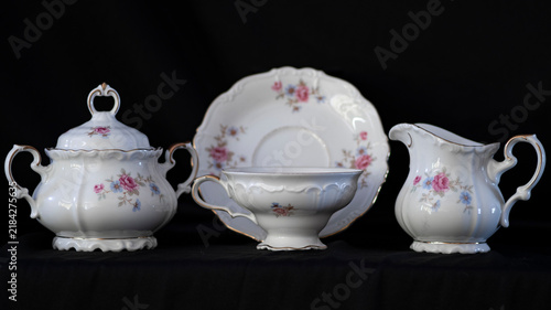 Fotografía porcelain tea set