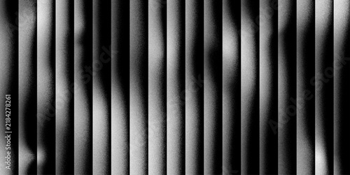 Black Metal Texture Background with Black and White Striped Pattern, Industrial Steel Surface, Dark Metallic Lines and Seamless Modern Wallpaper Design