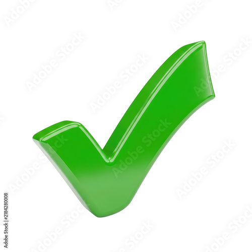 Green check mark icon for success or approval