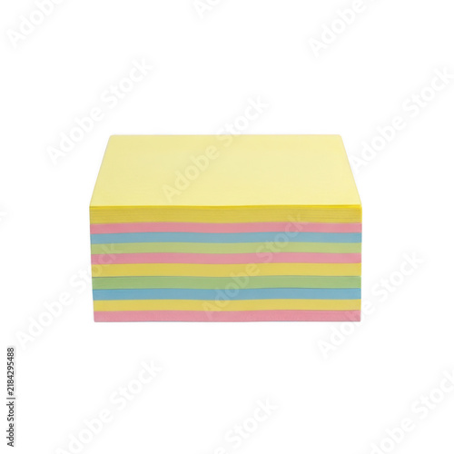 Three horizontal colored stripes in pastel shades