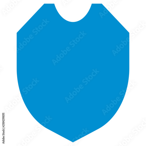 Modern Protective Shield Security Symbol
