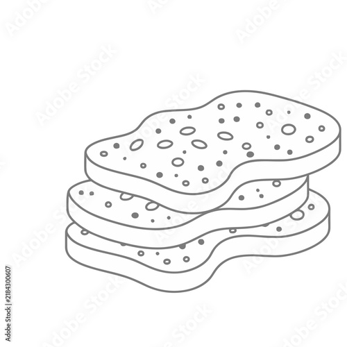Stack of Sliced Bread with Seeds