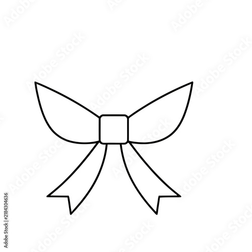 Simple bow outline
