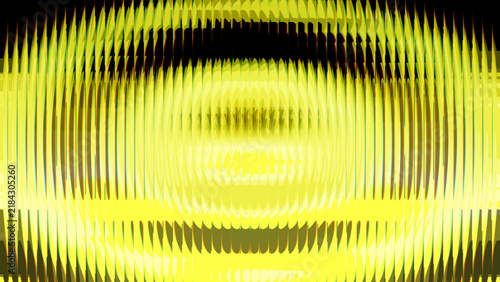 Abstract Yellow Digital Audio Wave Frequency Ripple Background with Glitch Effect