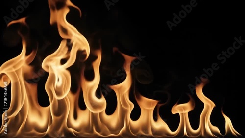 Fireplace Fire Background with Golden Flame Curling Through Dark Space, Warm Glowing Heat Energy and Cozy Winter Atmosphere for Dramatic Home Interior Design and Seasonal Visuals