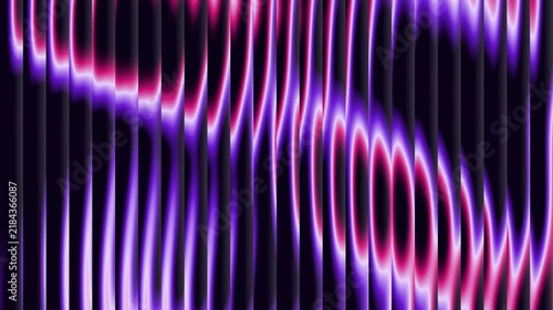 Futuristic Purple and Pink Neon Waves Technology Background