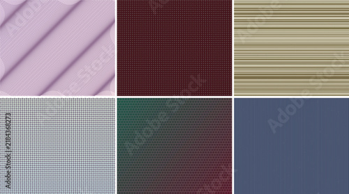 Modern geometric abstract background patterns collection Vector