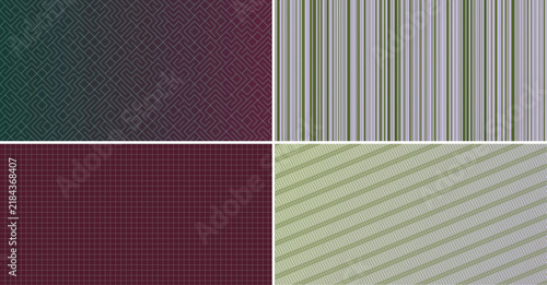 Abstract geometric pattern with gradient and pixelated texture Vector