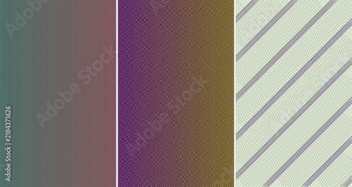Abstract geometric gradient stripes background design Vector