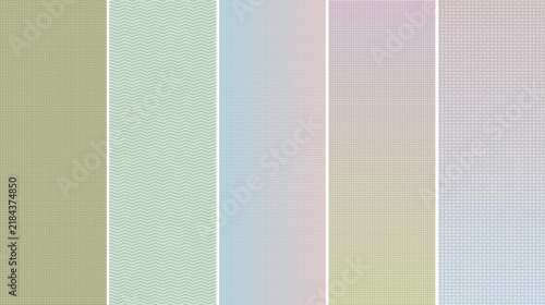 Minimalist geometric pattern with green and gray pixel grid design Vector