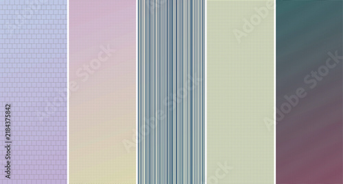 Abstract geometric pattern with qr code design on gradient background Vector