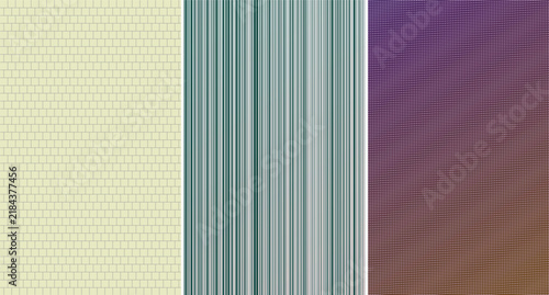 Abstract geometric gradient pattern with vertical stripes Vector