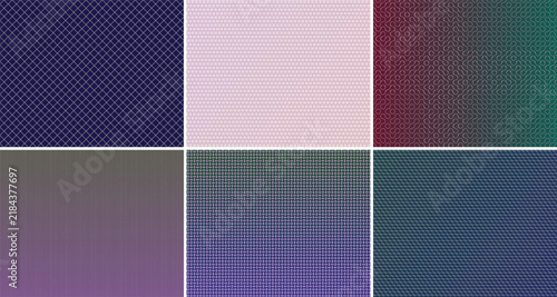 Abstract geometric digital art with vibrant colors and patterns Vector