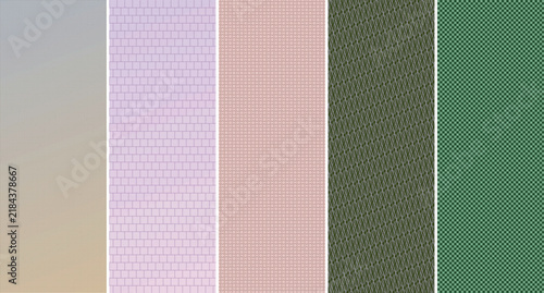 Abstract geometric pixel art background with gradient colors Vector