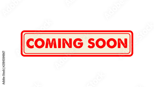 Coming Soon Stamp Design Isolated Transparent Background isolated on transparent background