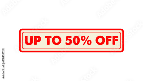 Vintage sale discount stamp up to fifty percent off isolated transparent background isolated on transparent background