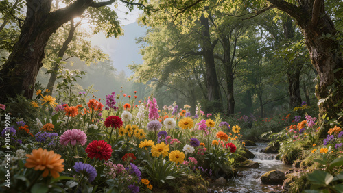 spring in the park