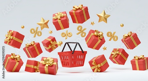 Red Rush: Festive 3D Sale