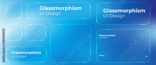 Liquid glass morphism frame with transparent button and rectangle shape. 3D UI effect with bubble light icon on glassmorphism background. Transparent text box design for modern interface element
